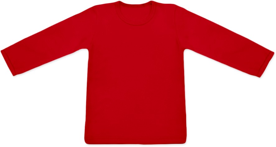 Tričko s dlouhým rukávem s elastanem (vel. 74-140)